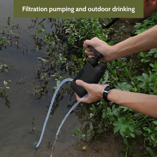 Pro-Grade Portable Water Filter Straw | 0.1 Micron Emergency Filtration
