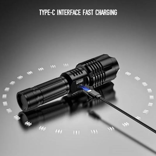 High-Power 3800 Lumen LED Flashlight for Camping