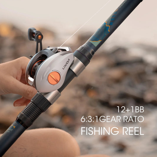 12+1 Ball Bearings Baitcasting Reel Fishing Fly High Speed Fishing Reel with Brake System Fishing wheel
