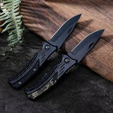 Stainless Steel Folding Knife - Camping / Survival