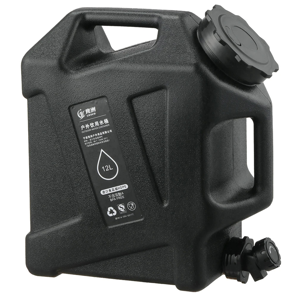 Heavy-Duty 12L Camping Water Tank