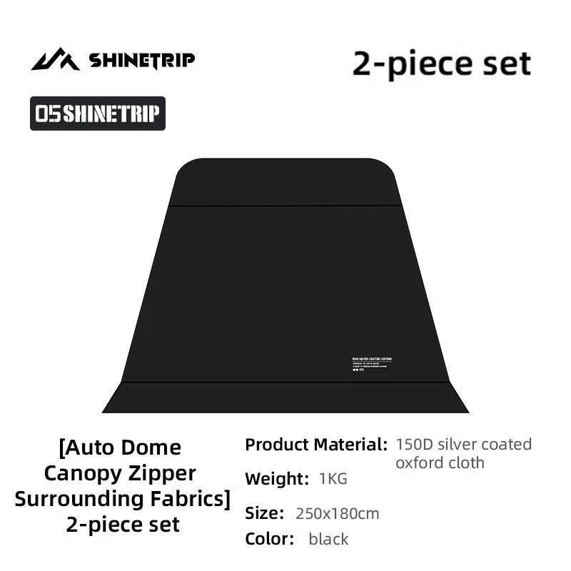 ShineTrip Heavy-Duty 600D Oxford Canopy | Waterproof Sun Shelter