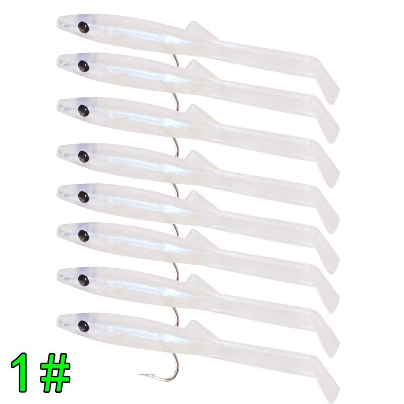 Soft Plastic Fishing Lure 65mm - 8pcs Set