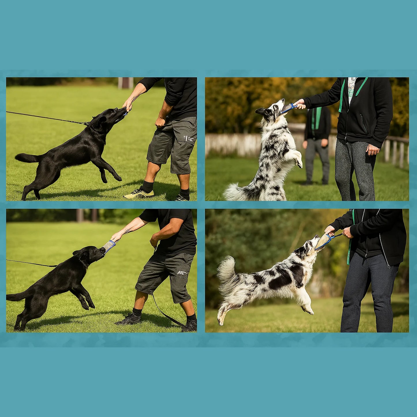 Durable Jute Dog Bite Pillow – Tug Toy with Double Handles for Puppies & Active Dogs