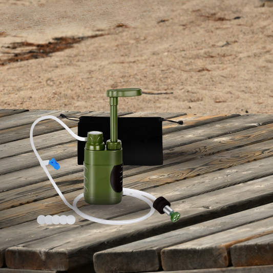 Pro-Grade Portable Water Filter Straw | 0.1 Micron Emergency Filtration