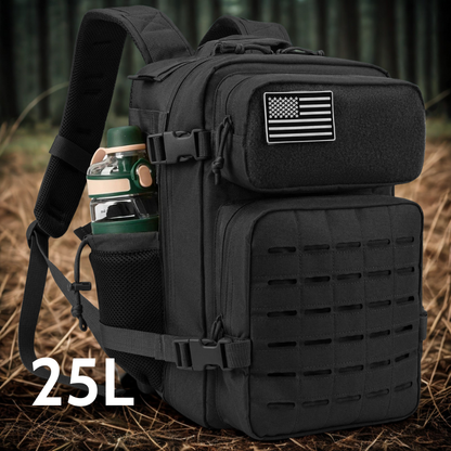 45L Laser Cut Tactical Backpack | 3-Day Assault Pack with Bottle Holders