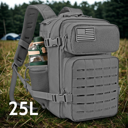 45L Laser Cut Tactical Backpack | 3-Day Assault Pack with Bottle Holders