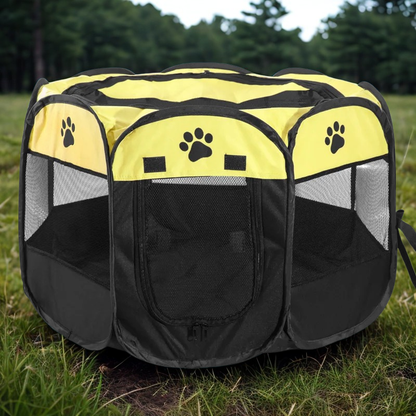 Portable Pop-Up Pet Playpen | Safe Outdoor Enclosure for Camping