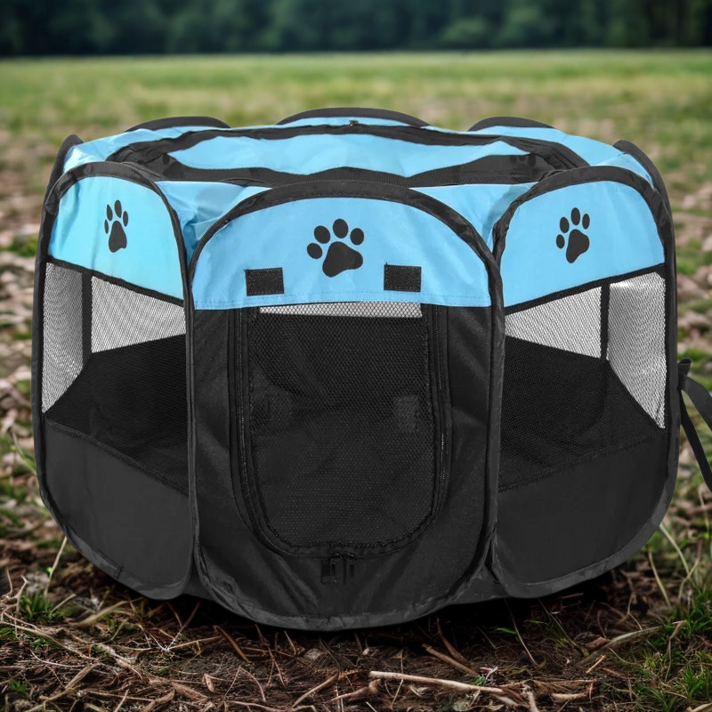 Portable Pop-Up Pet Playpen | Safe Outdoor Enclosure for Camping