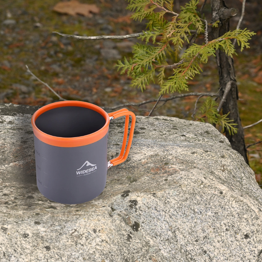 Widesea 300ml Aluminum Camping Cup | Lightweight Hiking Mug