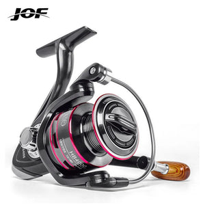 Carrete de pesca JOF: carrete totalmente de metal (solo carrete)