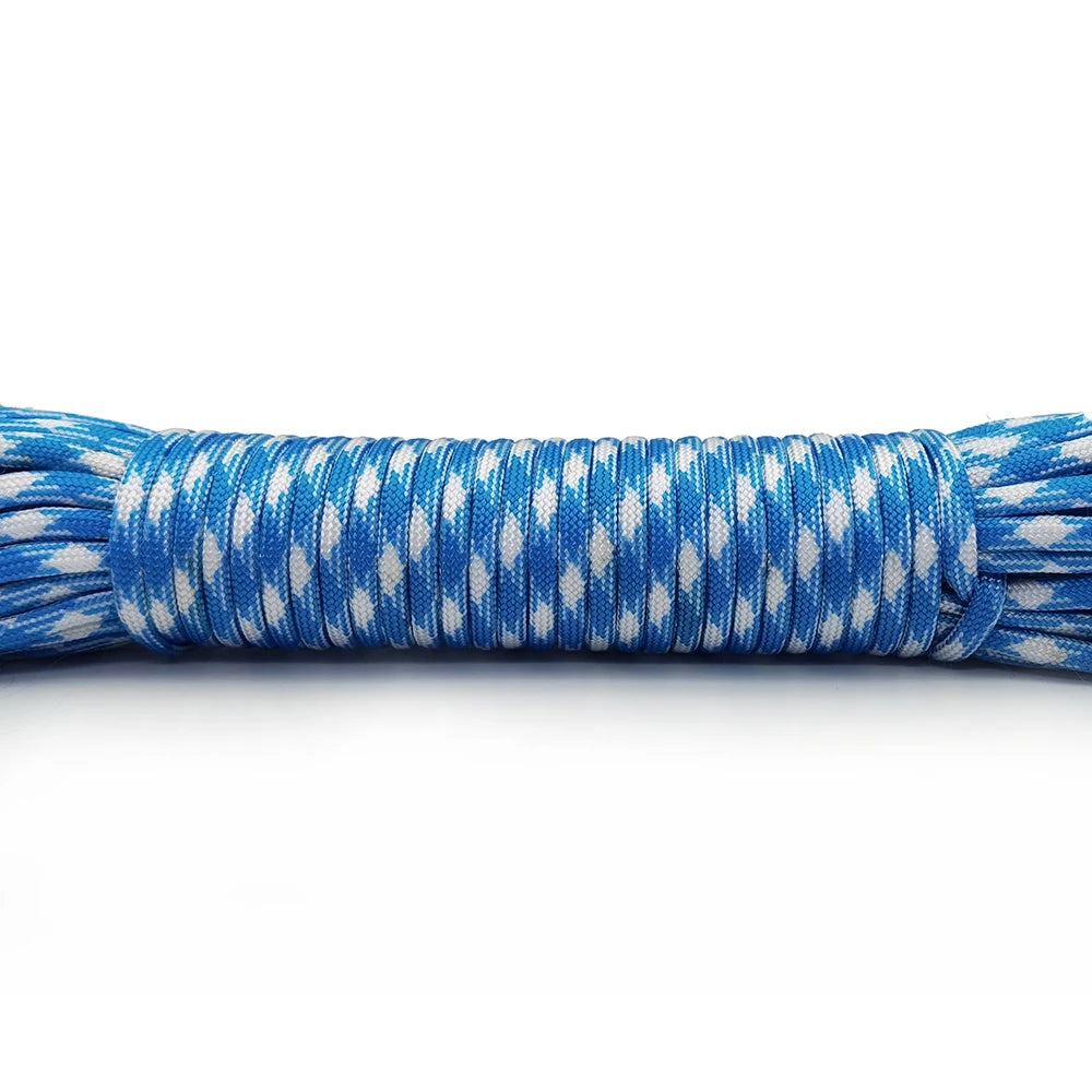 4 Size Dia.4mm 7 stand Cores Paracord for Survival Parachute Cord Lanyard Camping Climbing Camping Rope Hiking Clothesline