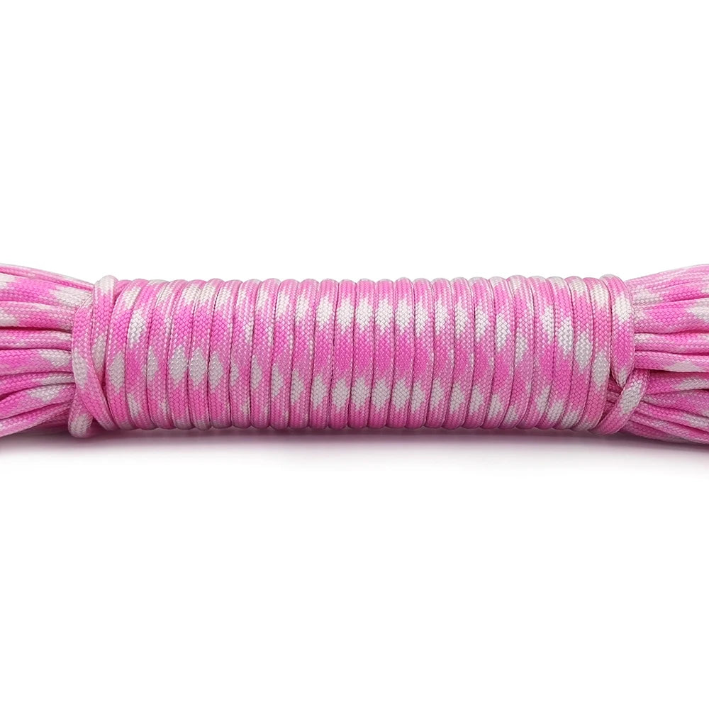 4 Size Dia.4mm 7 stand Cores Paracord for Survival Parachute Cord Lanyard Camping Climbing Camping Rope Hiking Clothesline