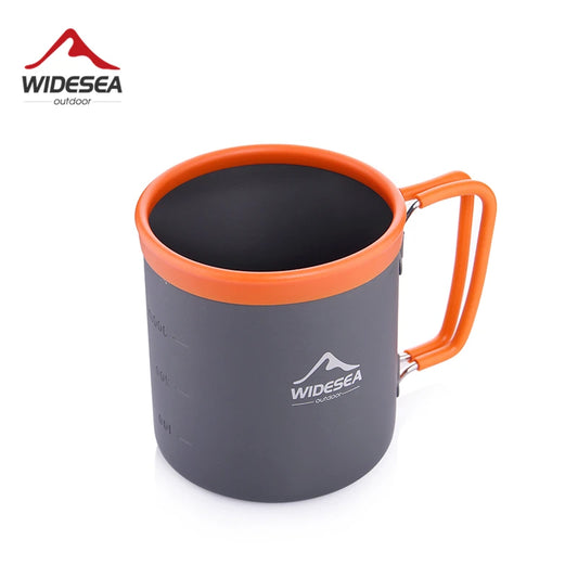 Widesea 300ml Aluminum Camping Cup | Lightweight Hiking Mug