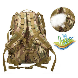 Mochila estilo militar para escalada y montañismo