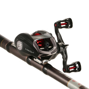 Lixada - Carrete de pesca con baitcasting GT 6.3:1 con rodamientos de bolas 13BB