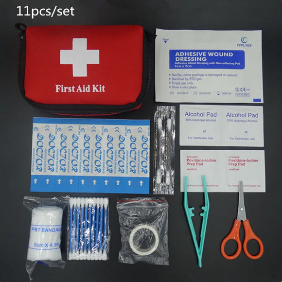 Portable First Aid Kit - Camping Emergency Medical Bag