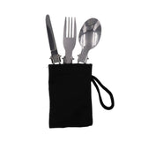 YOUGLE - Stainless Steel Folded Fork, Spoon And Knife