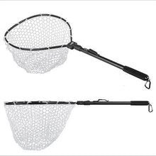 Aluminum Folding Fishing Net - Black