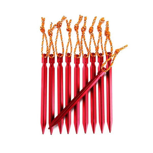 4Pcs Outdoor Tent Nails - Aluminum Alloy Stake