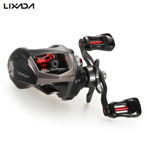 Lixada - Carrete de pesca con baitcasting GT 6.3:1 con rodamientos de bolas 13BB