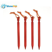 4Pcs Outdoor Tent Nails - Aluminum Alloy Stake