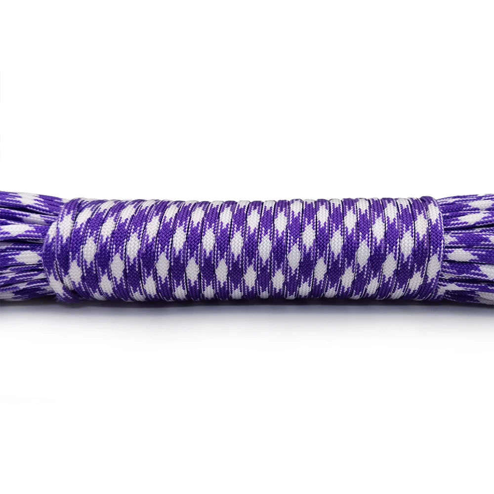 4 Size Dia.4mm 7 stand Cores Paracord for Survival Parachute Cord Lanyard Camping Climbing Camping Rope Hiking Clothesline