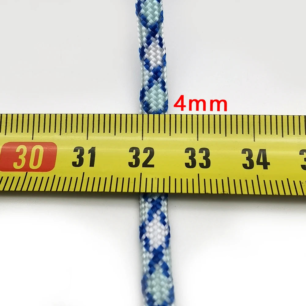 4 Size Dia.4mm 7 stand Cores Paracord for Survival Parachute Cord Lanyard Camping Climbing Camping Rope Hiking Clothesline