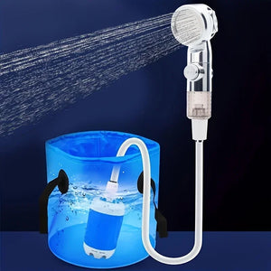 Portable USB Rechargeable Camping Shower