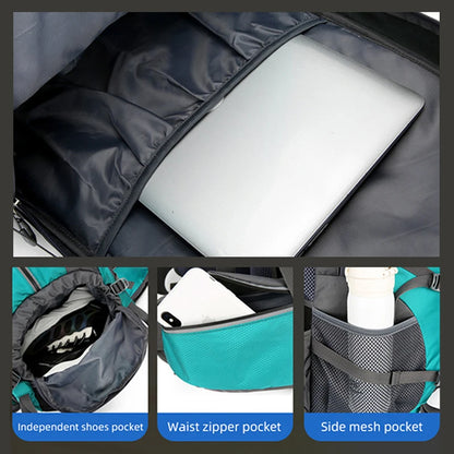 50L Adventure Backpack with Dedicated Shoe Compartment