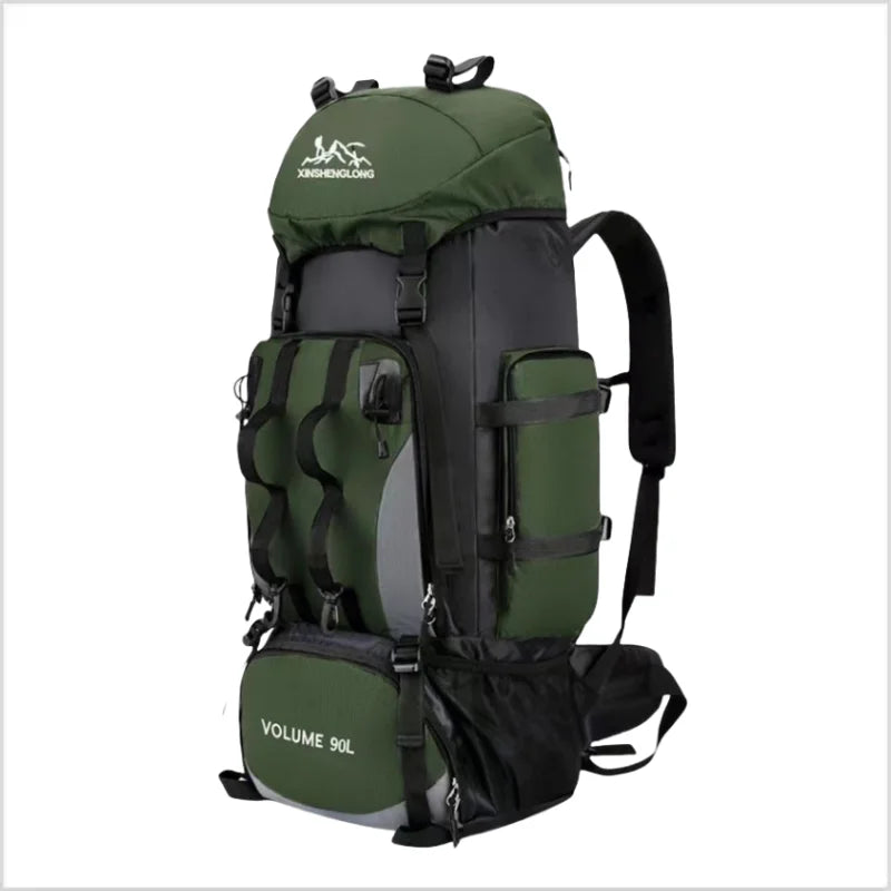 90L Large Capacity Backpack | Durable Trekking & Travel Rucksack