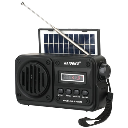 RAISENG Solar Bluetooth Speaker & Emergency Radio (AM/FM/SW)