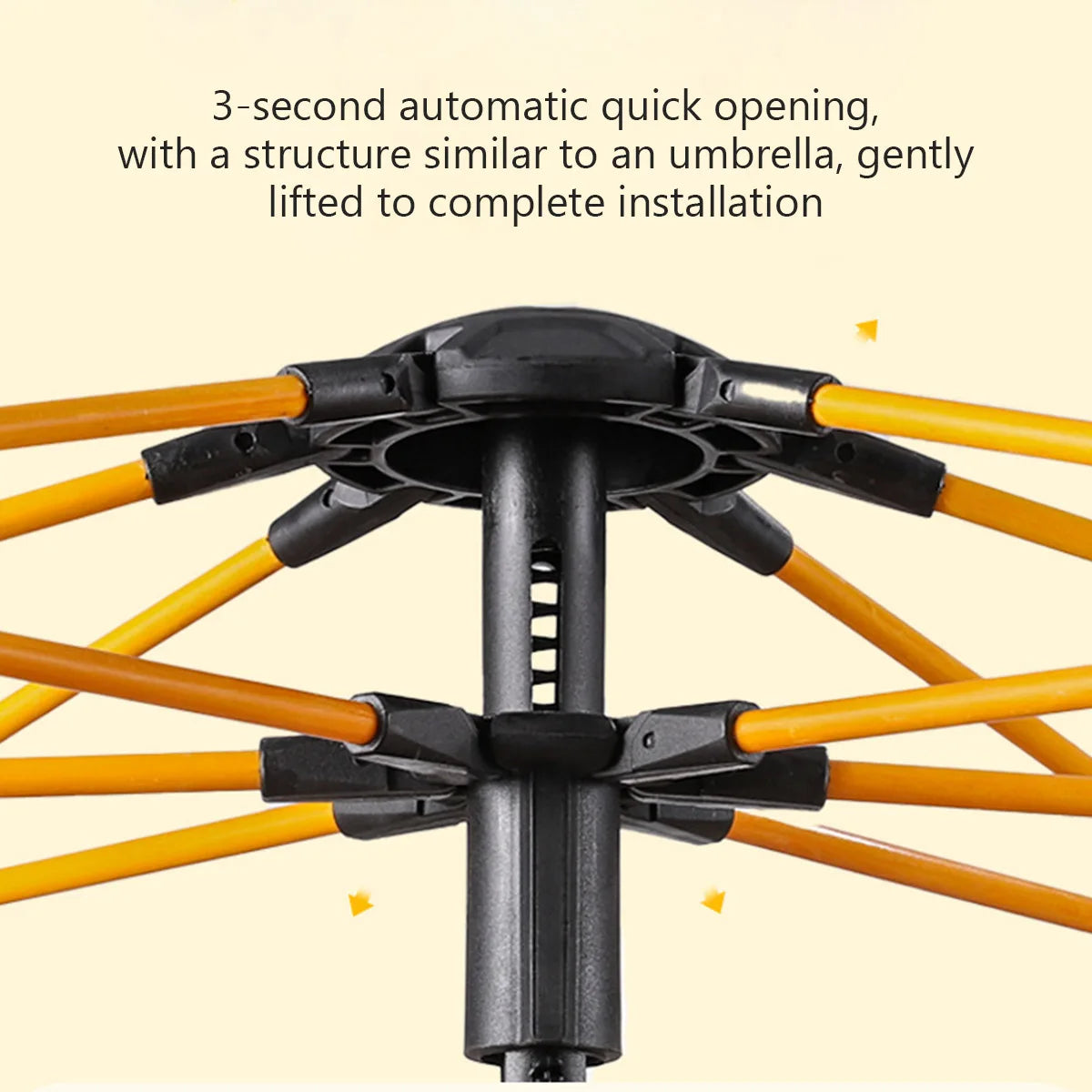 3-4 Person Quick-Open Pop-Up Tent | Durable 600D, Weather-Resistant