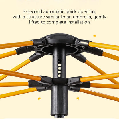 3-4 Person Quick-Open Pop-Up Tent | Durable 600D, Weather-Resistant