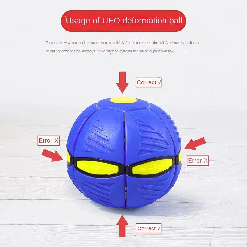 Transforming Magic Flying Disc Ball | Outdoor Dual-Purpose Pet & Kids Toy