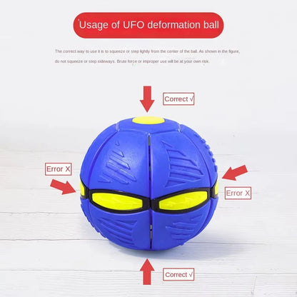 Transforming Magic Flying Disc Ball | Outdoor Dual-Purpose Pet & Kids Toy