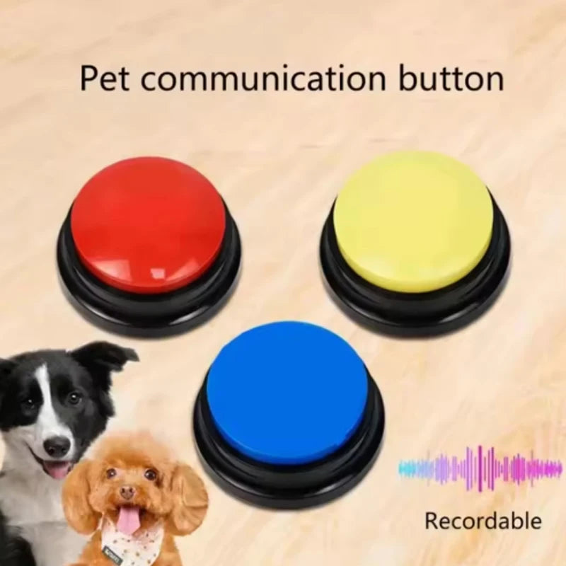 Talking Pet Buttons – Recordable Training Buttons for Dogs & Cats