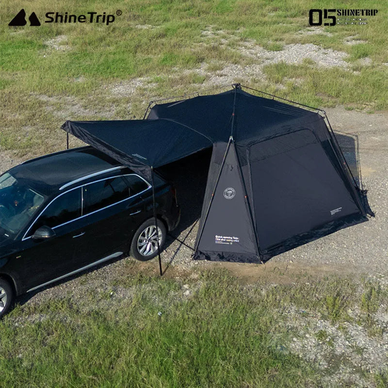 ShineTrip Heavy-Duty 600D Oxford Canopy | Waterproof Sun Shelter