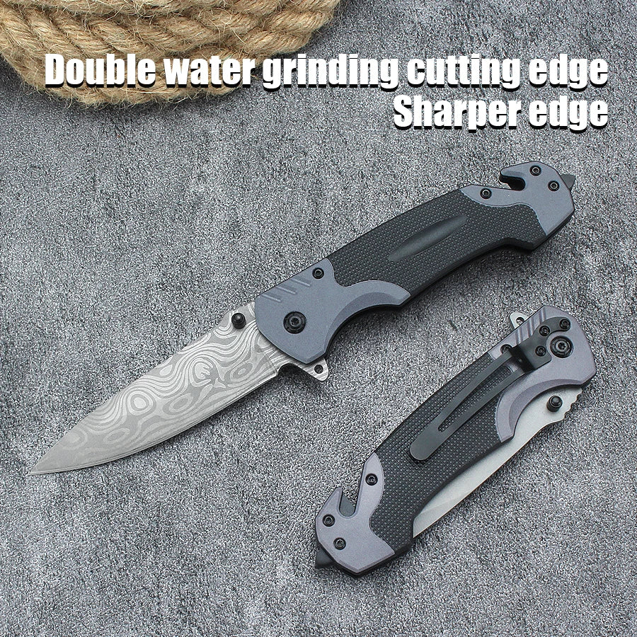 Folding knife, outdoor function, stainless steel small knife, portable folding knife, fruit knife, portable camping knife