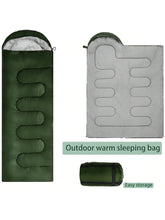 Outdoor Camping Sleeping Bag, Extended And Thickened Version, Warm Sleeping Bag, Foldable, Easy To Carry, Suitable For Outdoors.