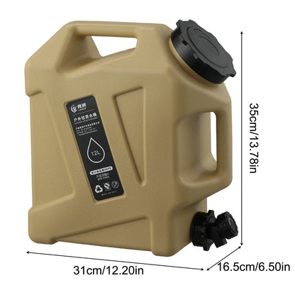Heavy-Duty 12L Camping Water Tank