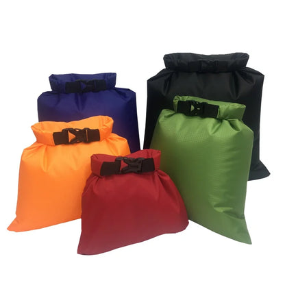 5pcs Waterproof Dry Bag For Camping Drifting Hiking Swimming Rafting Kayaking River Trekking Bags Outdoor Storage Pack Sack