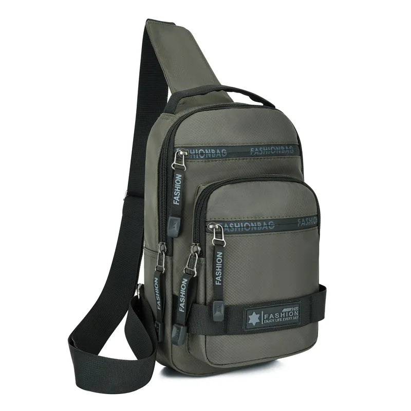 Men's Large Capacity Hiking Sling Bag