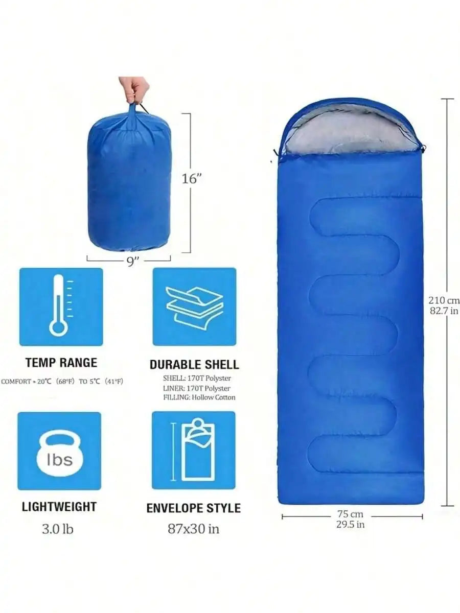 Lengthened (5°C / 41°F) 3-Season Sleeping Bag