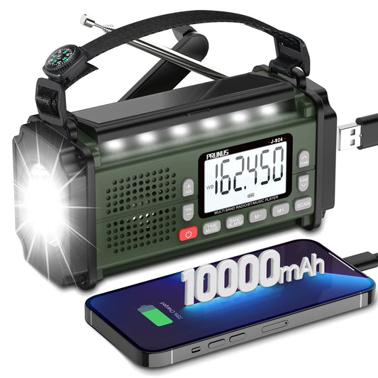 PRUNUS 10,000mAh Emergency Radio