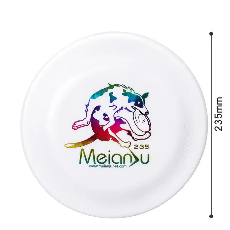 OUZEY Bite-Resistant Dog Frisbee – Perfect for Puppy Training and Active Play