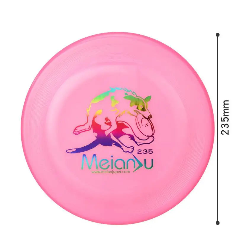 OUZEY Bite-Resistant Dog Frisbee – Perfect for Puppy Training and Active Play