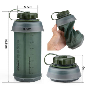 Portable Outdoor Collapsible Water Bottle - 750ML