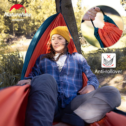 Naturehike Hammock Ultralight 2 Person Hammock Tear Resistance Hanging Bed Portable Hunting Hammock Sleeping Swing Hammock