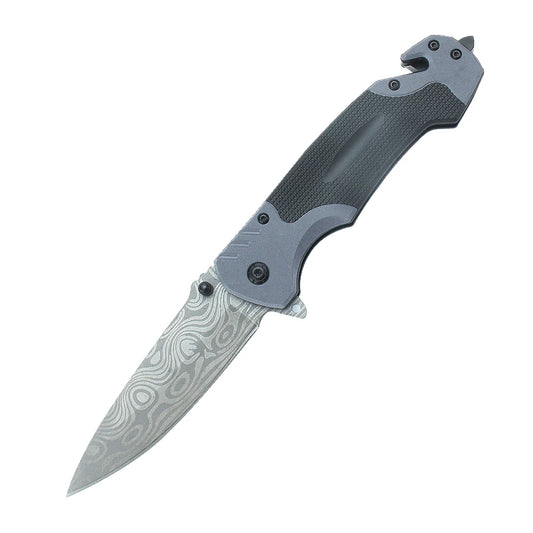 22cm Folding Utility Knife | Stainless Steel for Camping & Hiking